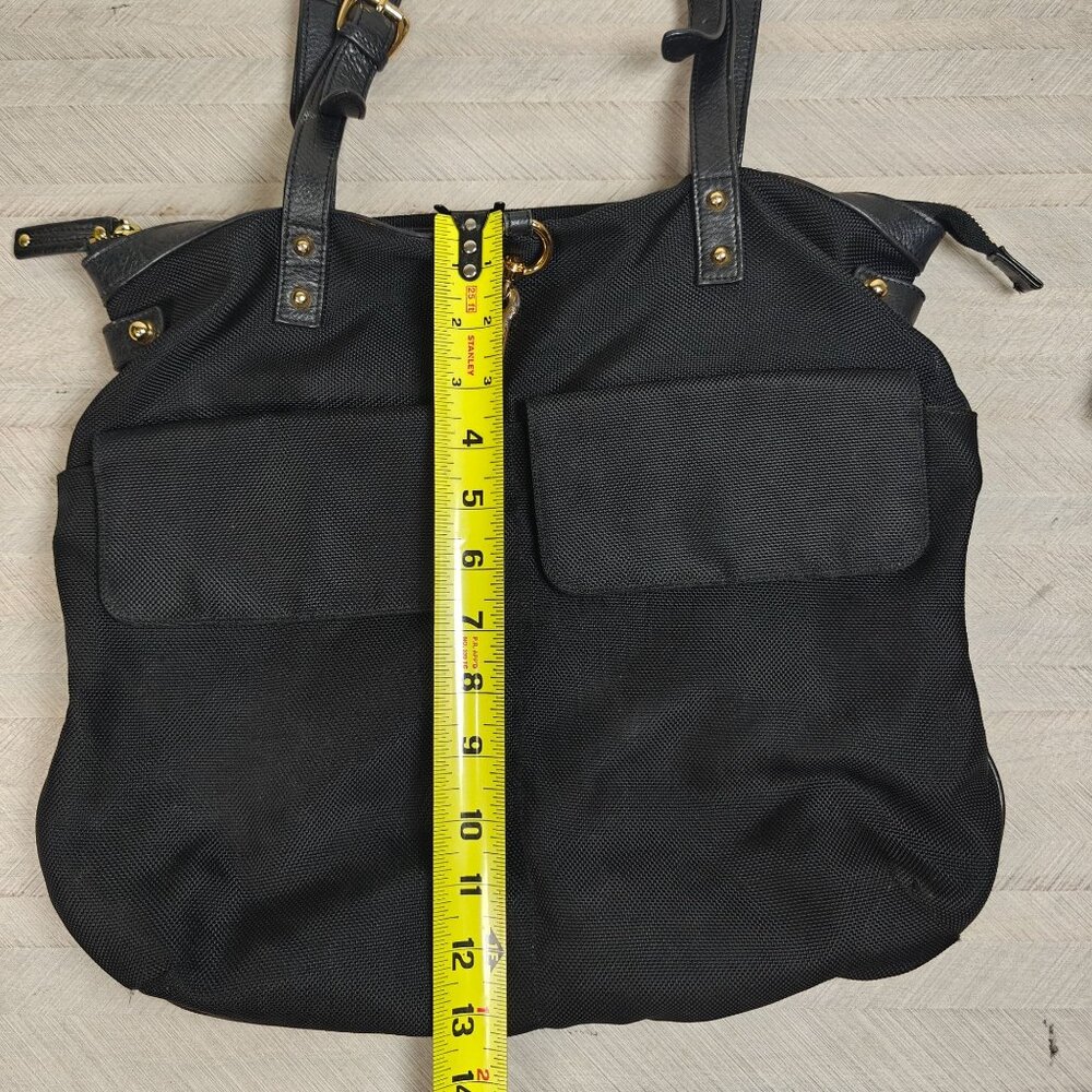Jean Pierre Klifa For Anteprima-Nueve Black Nylon Shopper Tote Bag Large - Picture 2 of 10